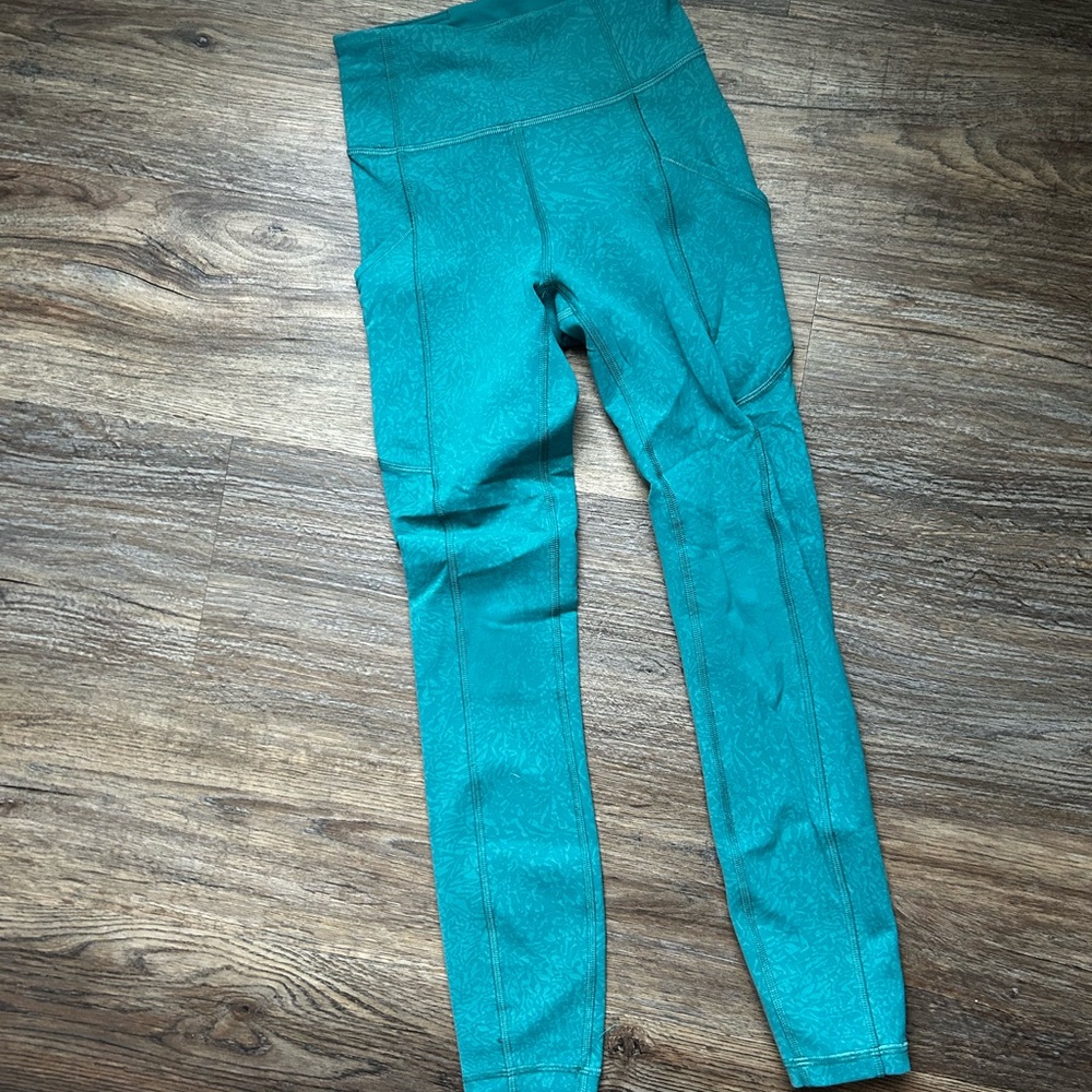 Lululemon Athletica Turquoise Leggings